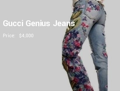 goedkoopste gucci item|most valuable Gucci jeans.